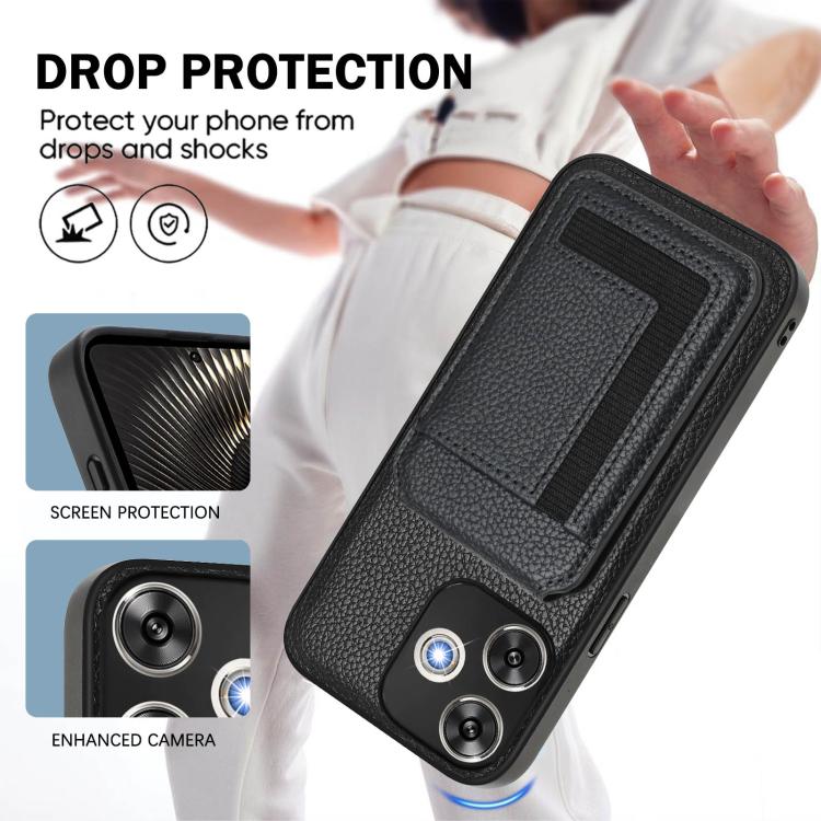 For Redmi  Turbo 3 / Poco F6 India CX01 Detachable Magsafe Magnetic Card Bag Phone Case