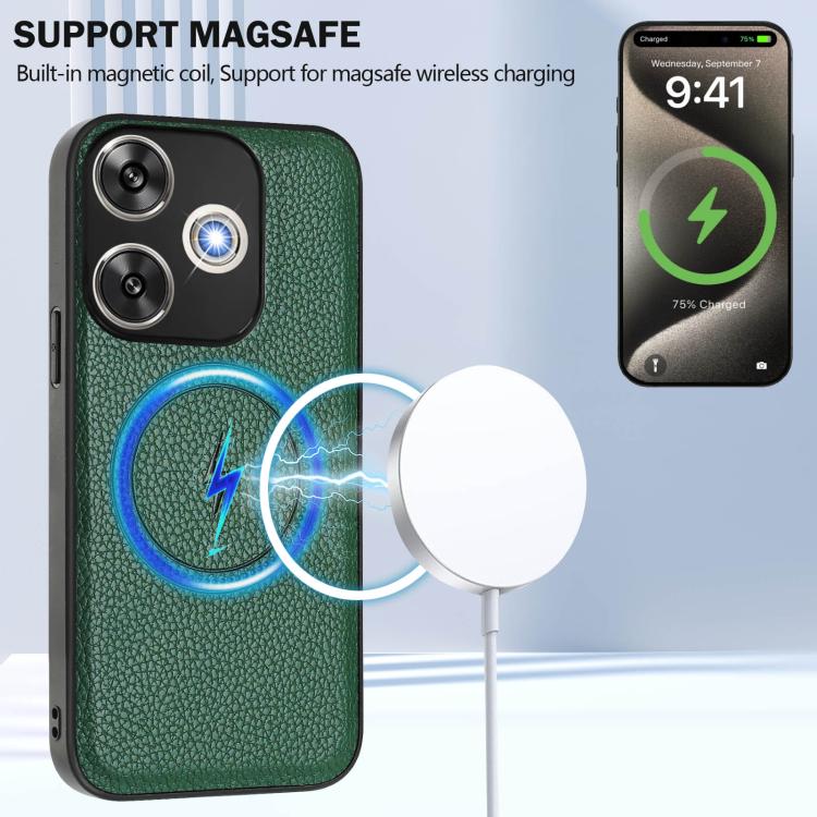 For Redmi  Turbo 3 / Poco F6 India CX01 Detachable Magsafe Magnetic Card Bag Phone Case