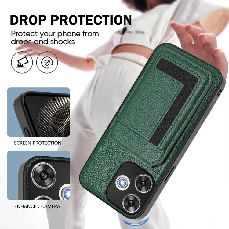 For Redmi  Turbo 3 / Poco F6 India CX01 Detachable Magsafe Magnetic Card Bag Phone Case