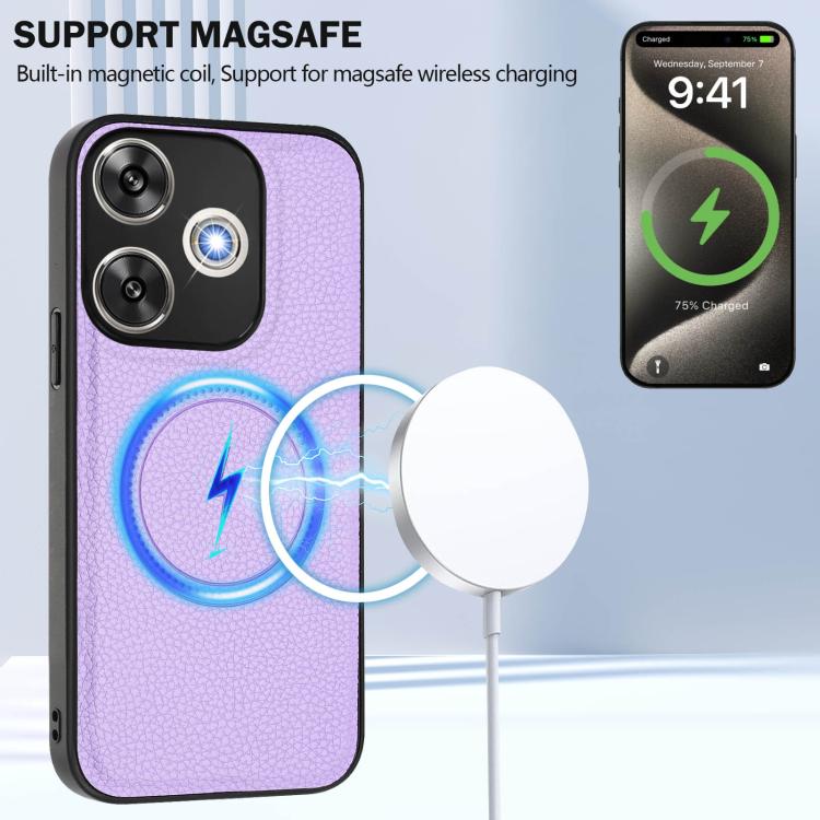 For Redmi  Turbo 3 / Poco F6 India CX01 Detachable Magsafe Magnetic Card Bag Phone Case