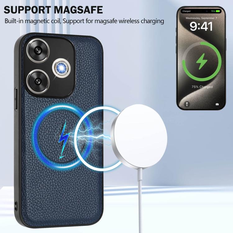 For Redmi  Turbo 3 / Poco F6 India CX01 Detachable Magsafe Magnetic Card Bag Phone Case