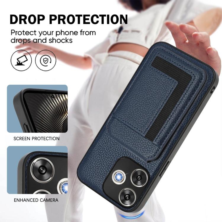 For Redmi  Turbo 3 / Poco F6 India CX01 Detachable Magsafe Magnetic Card Bag Phone Case