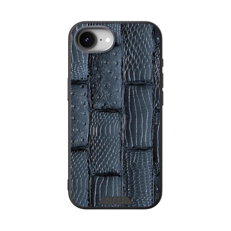 For iPhone 17e / 16e ABEEL Beast Pattern 6D Micro-Embossed MagSafe Genuine Leather Phone Case