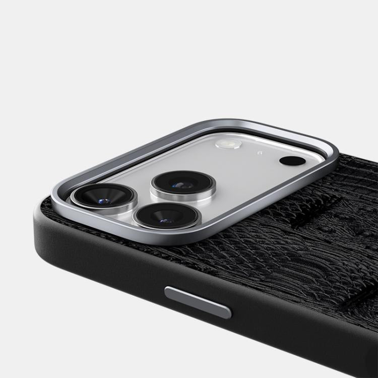 For iPhone 17 Pro Max ABEEL Beast Pattern 6D Micro-Embossed MagSafe Genuine Leather Phone Case