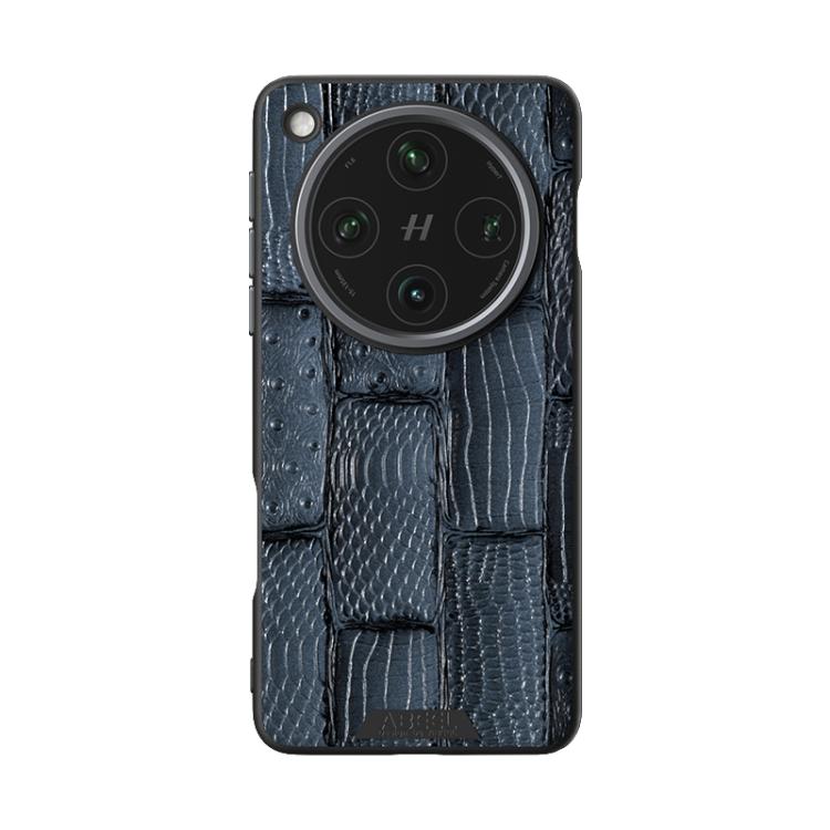 For OPPO Find X8 ABEEL Beast Pattern 6D Micro-Embossed MagSafe Genuine Leather Phone Case