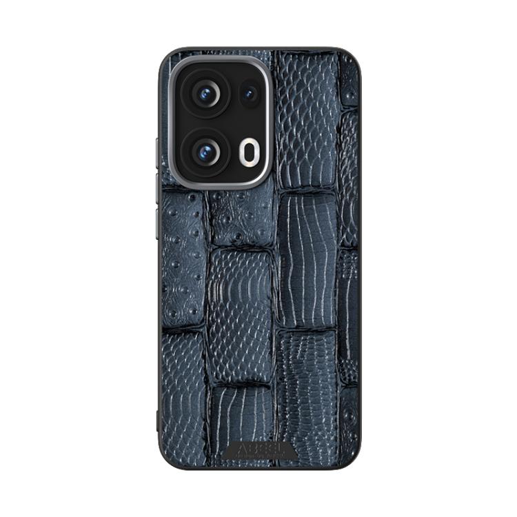 For OPPO Reno13 Pro Global ABEEL Beast Pattern 6D Micro-Embossed MagSafe Genuine Leather Phone Case