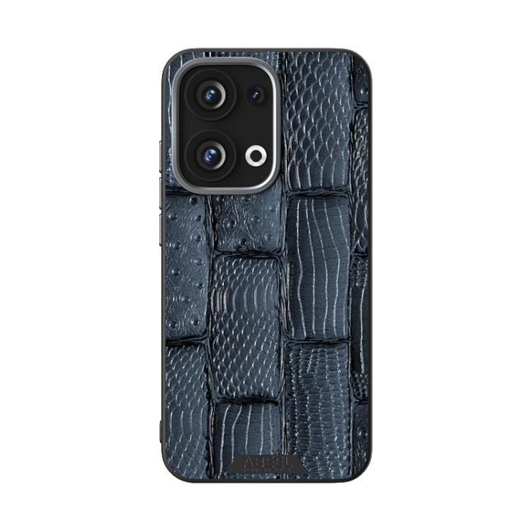 For OPPO Reno13 Global ABEEL Beast Pattern 6D Micro-Embossed MagSafe Genuine Leather Phone Case
