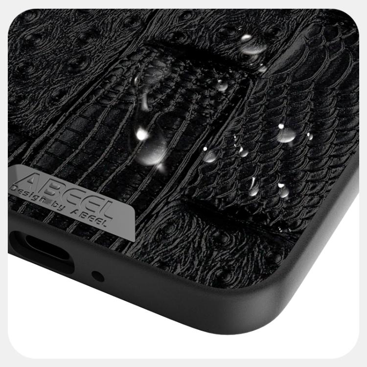 For OPPO Reno13 Global ABEEL Beast Pattern 6D Micro-Embossed MagSafe Genuine Leather Phone Case