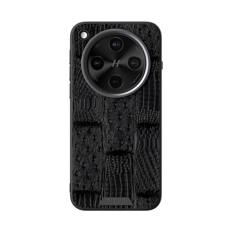 For OPPO Find X8s+ ABEEL Beast Pattern 6D Micro-Embossed MagSafe Genuine Leather Phone Case