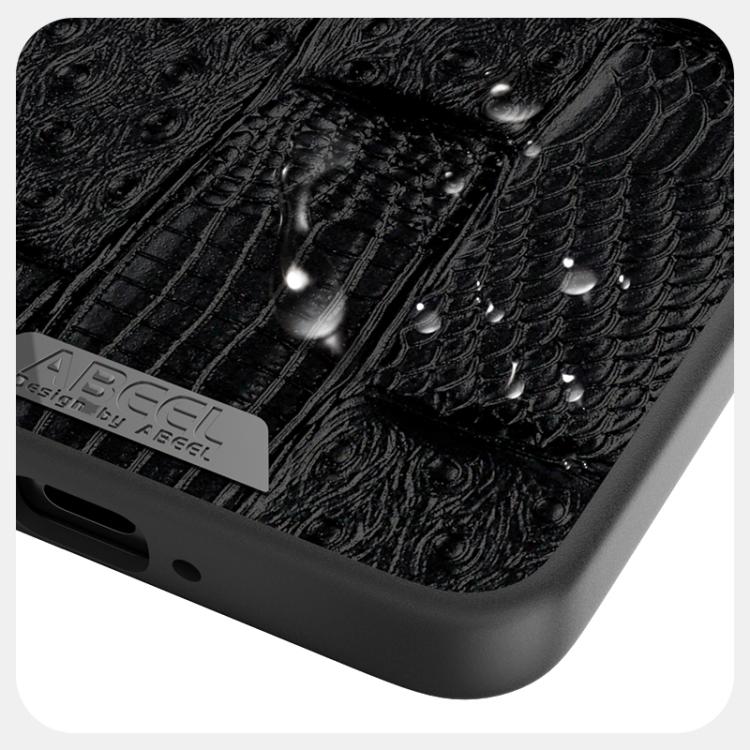 For OPPO Find X8s+ ABEEL Beast Pattern 6D Micro-Embossed MagSafe Genuine Leather Phone Case