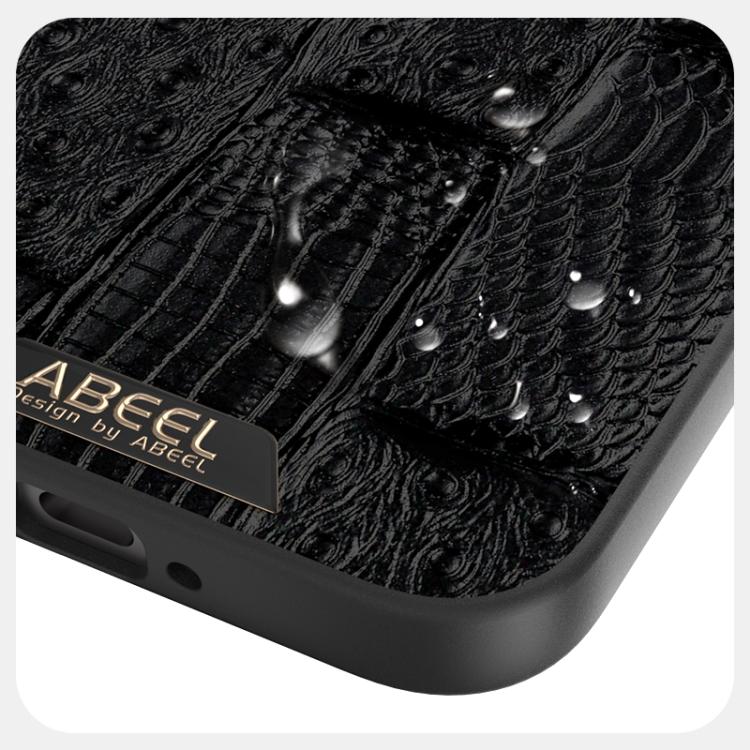 For OPPO Find X9 Pro ABEEL Beast Pattern 6D Micro-Embossed MagSafe Genuine Leather Phone Case