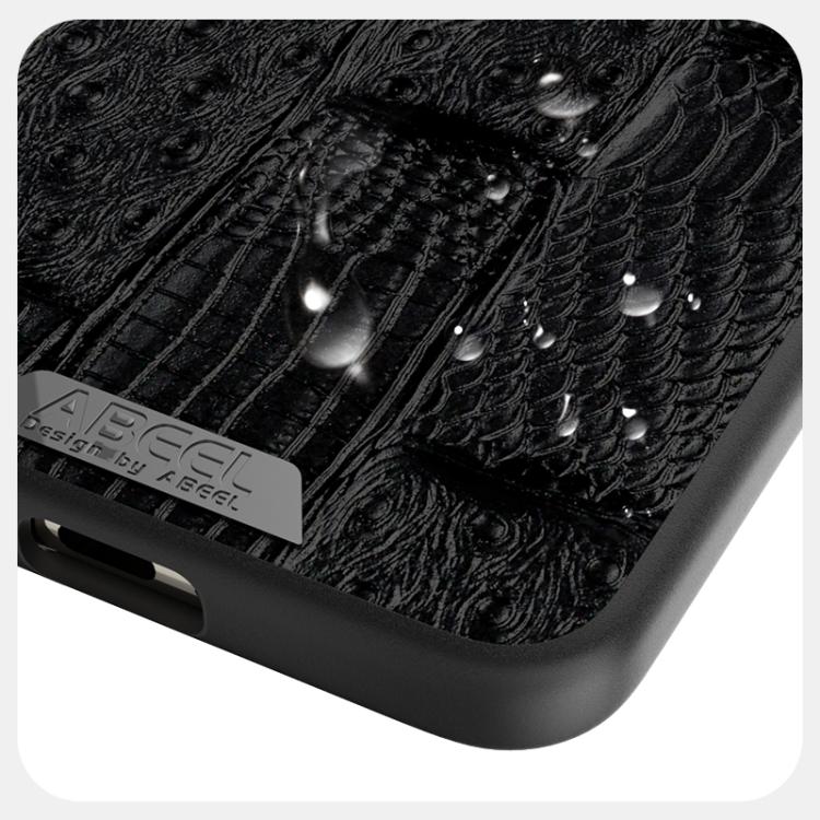 For vivo S20 Pro ABEEL Beast Pattern 6D Micro-Embossed MagSafe Genuine Leather Phone Case