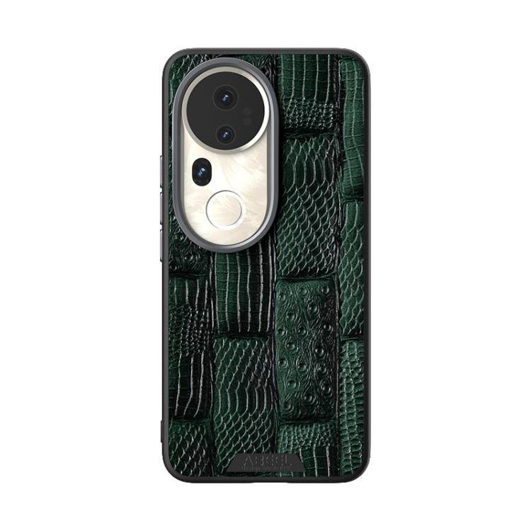 For vivo S20 Pro ABEEL Beast Pattern 6D Micro-Embossed MagSafe Genuine Leather Phone Case