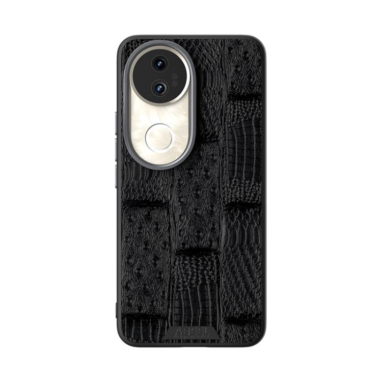 For vivo S20 ABEEL Beast Pattern 6D Micro-Embossed MagSafe Genuine Leather Phone Case
