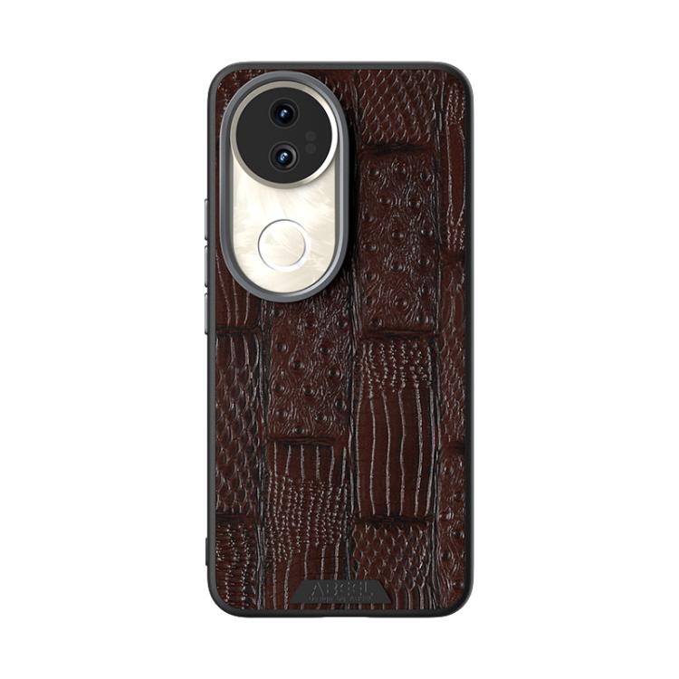 For vivo S20 ABEEL Beast Pattern 6D Micro-Embossed MagSafe Genuine Leather Phone Case
