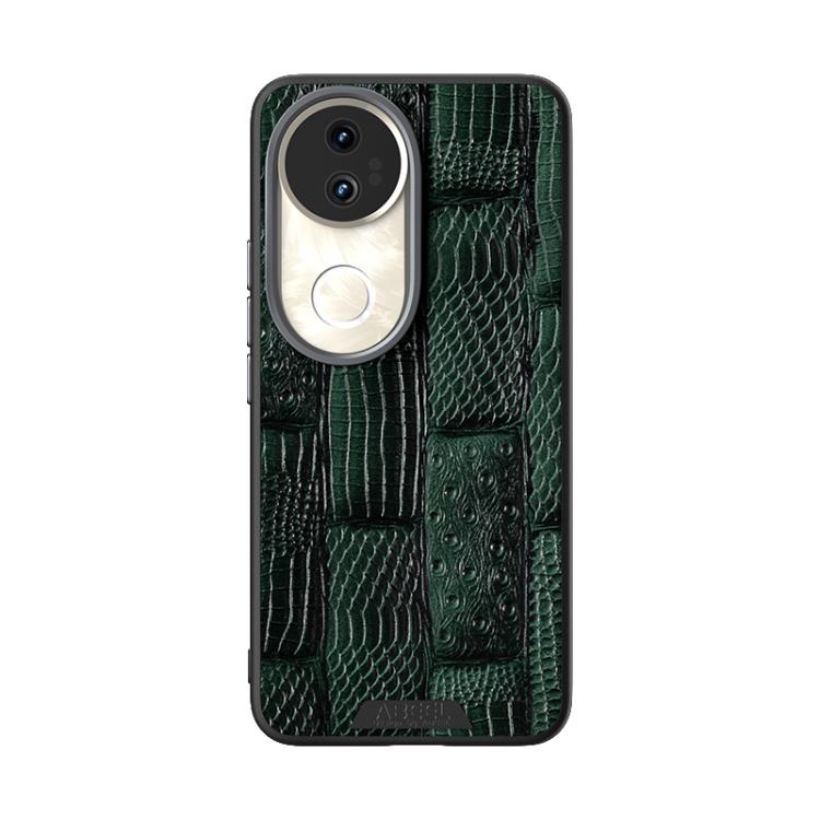 For vivo S20 ABEEL Beast Pattern 6D Micro-Embossed MagSafe Genuine Leather Phone Case