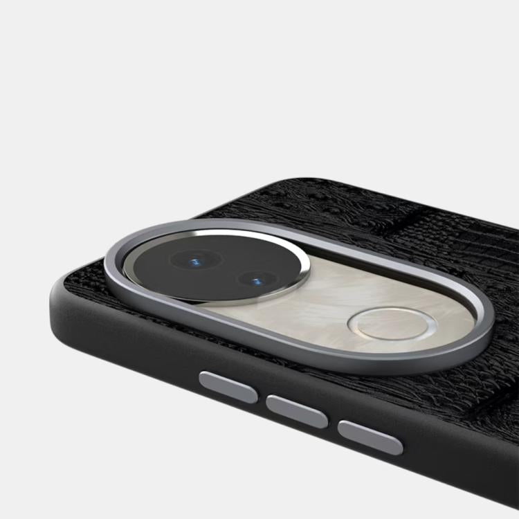 For vivo S20 ABEEL Beast Pattern 6D Micro-Embossed MagSafe Genuine Leather Phone Case