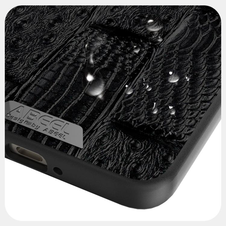 For vivo X200 ABEEL Beast Pattern 6D Micro-Embossed MagSafe Genuine Leather Phone Case