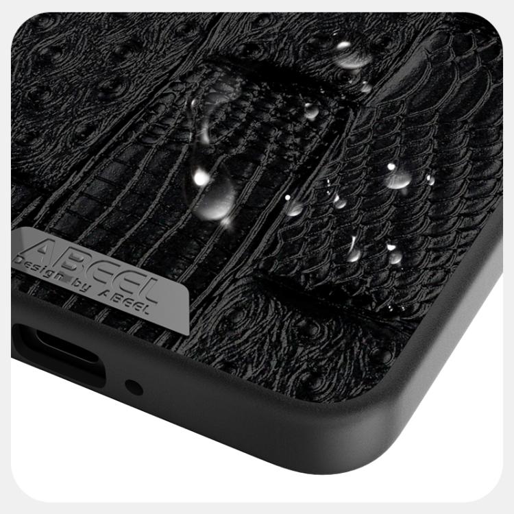 For Redmi K80 ABEEL Beast Pattern 6D Micro-Embossed MagSafe Genuine Leather Phone Case