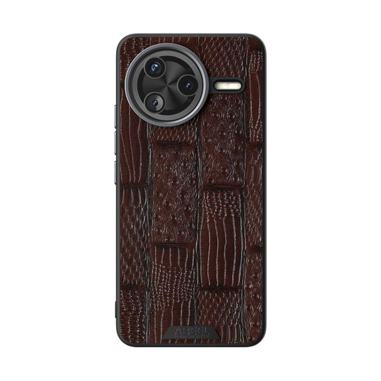 For Redmi K80 Pro Champion Edition ABEEL Beast Pattern 6D Micro-Embossed MagSafe Genuine Leather Phone Case