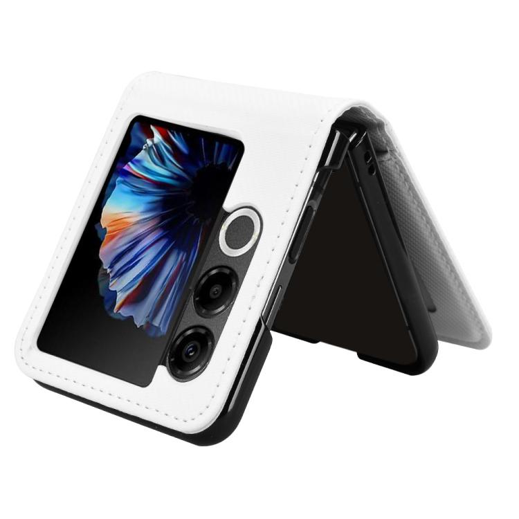 For ZTE nubia Flip2 Card Slot PU Leather PC Phone Case