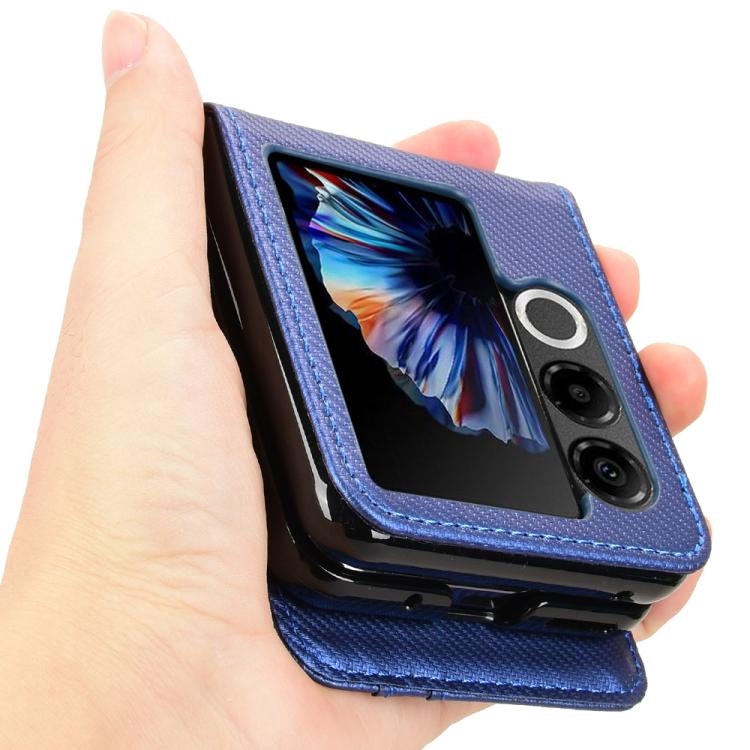 For ZTE nubia Flip2 Card Slot PU Leather PC Phone Case