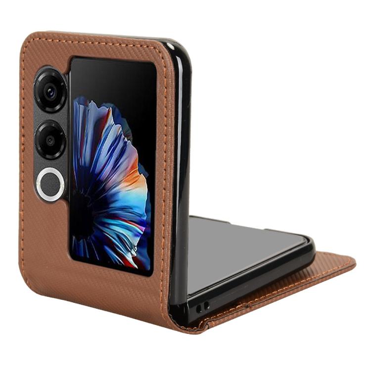 For ZTE nubia Flip2 Card Slot PU Leather PC Phone Case