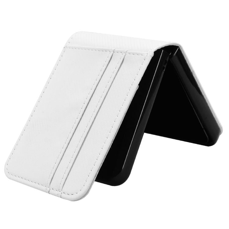 For ZTE nubia Flip3 Card Slot PU Leather PC Phone Case