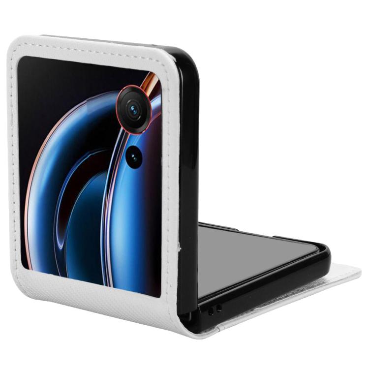For ZTE nubia Flip3 Card Slot PU Leather PC Phone Case