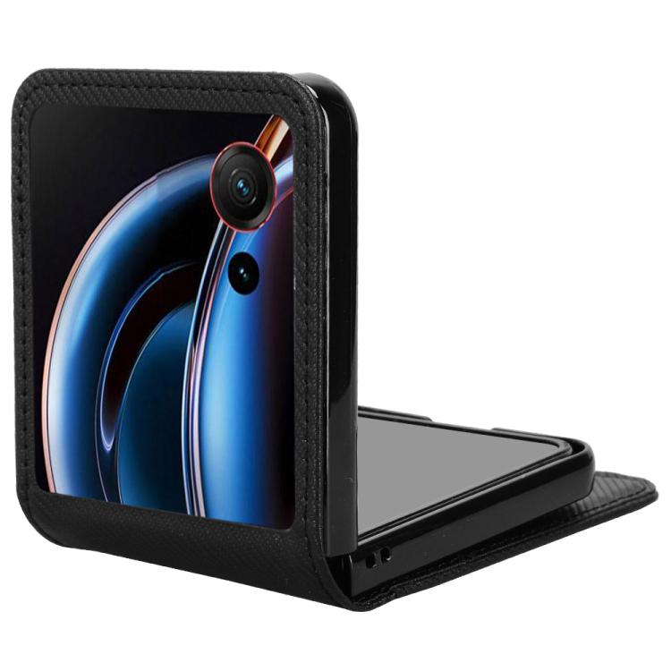 For ZTE nubia Flip3 Card Slot PU Leather PC Phone Case