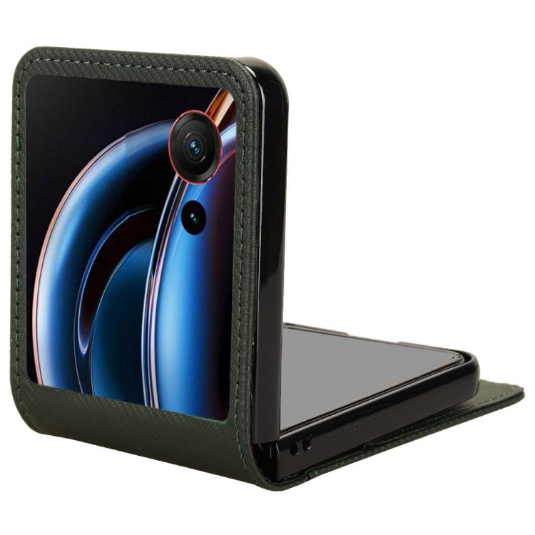 For ZTE nubia Flip3 Card Slot PU Leather PC Phone Case