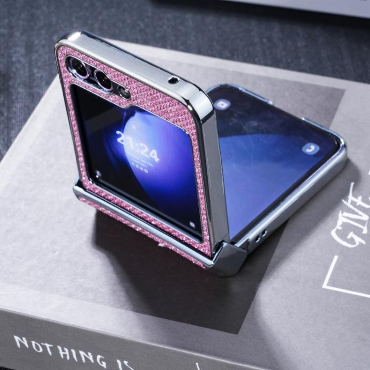 For Samsung Galaxy Z Flip5 Glitter Powder MagSafe Magnetic Fold Phone Case