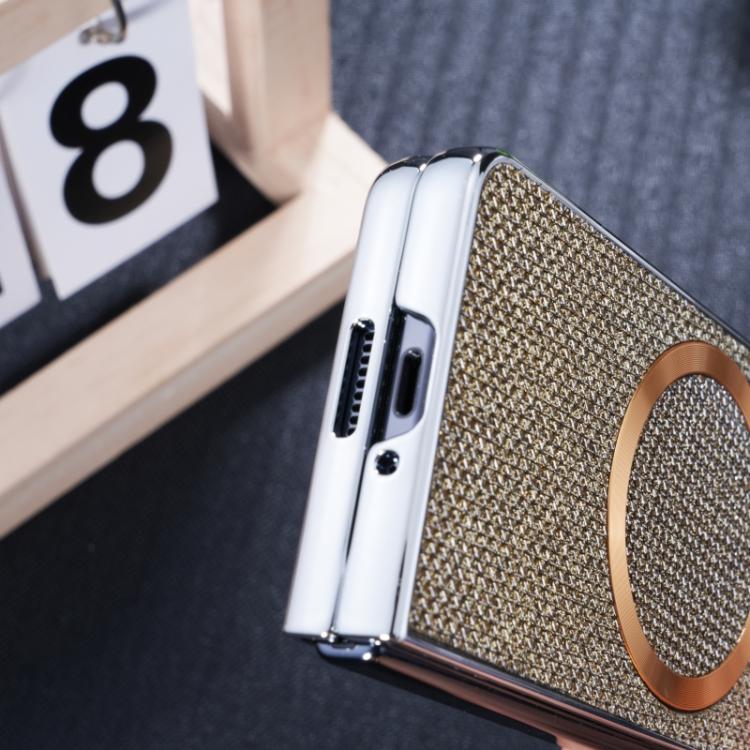 For Samsung Galaxy Z Fold5 Glitter Powder MagSafe Magnetic Fold Phone Case