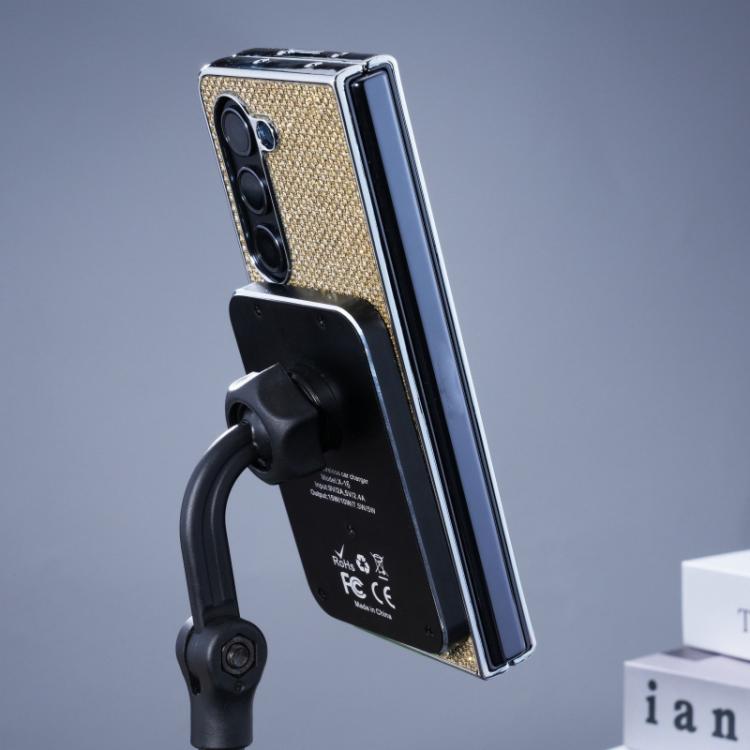 For Samsung Galaxy Z Fold5 Glitter Powder MagSafe Magnetic Fold Phone Case