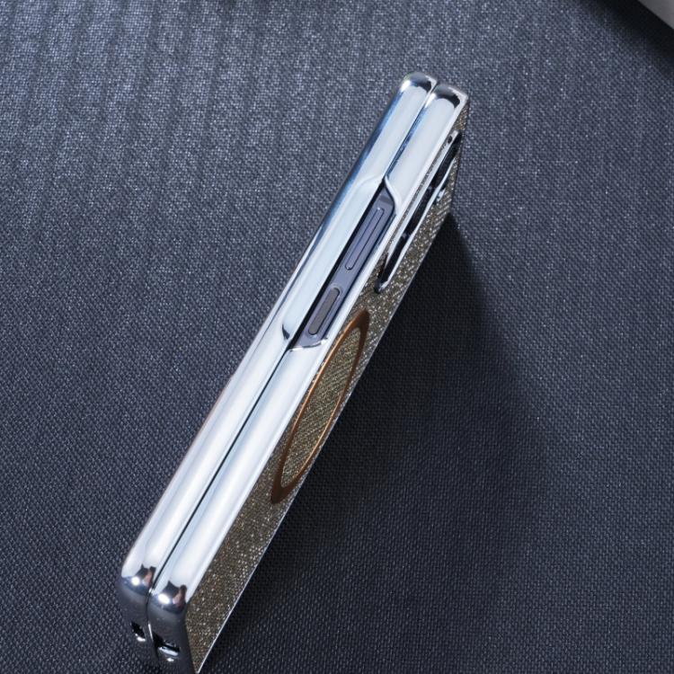 For Samsung Galaxy Z Fold5 Glitter Powder MagSafe Magnetic Fold Phone Case