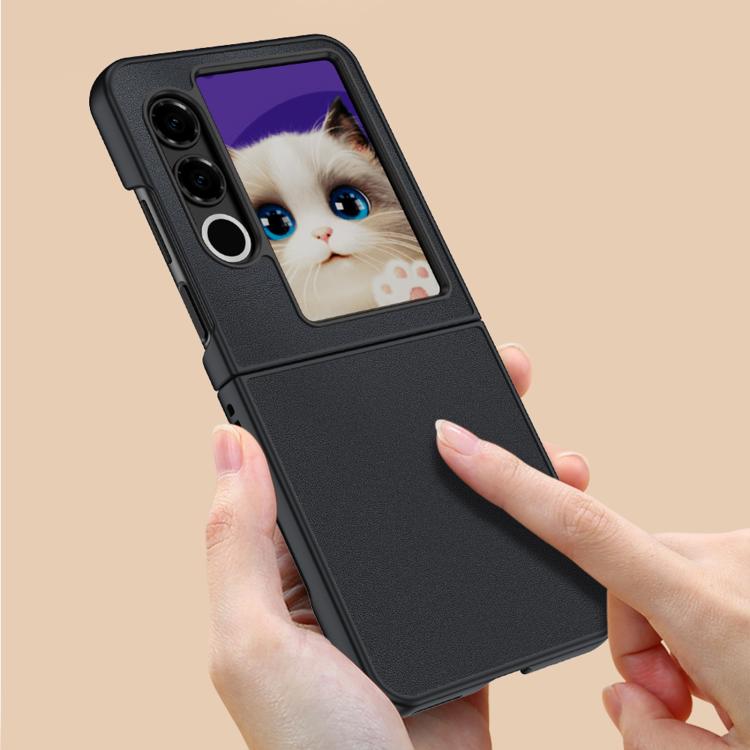 For ZTE nubia Flip2 Ultra-thin Plain Skin Leather Phone Case