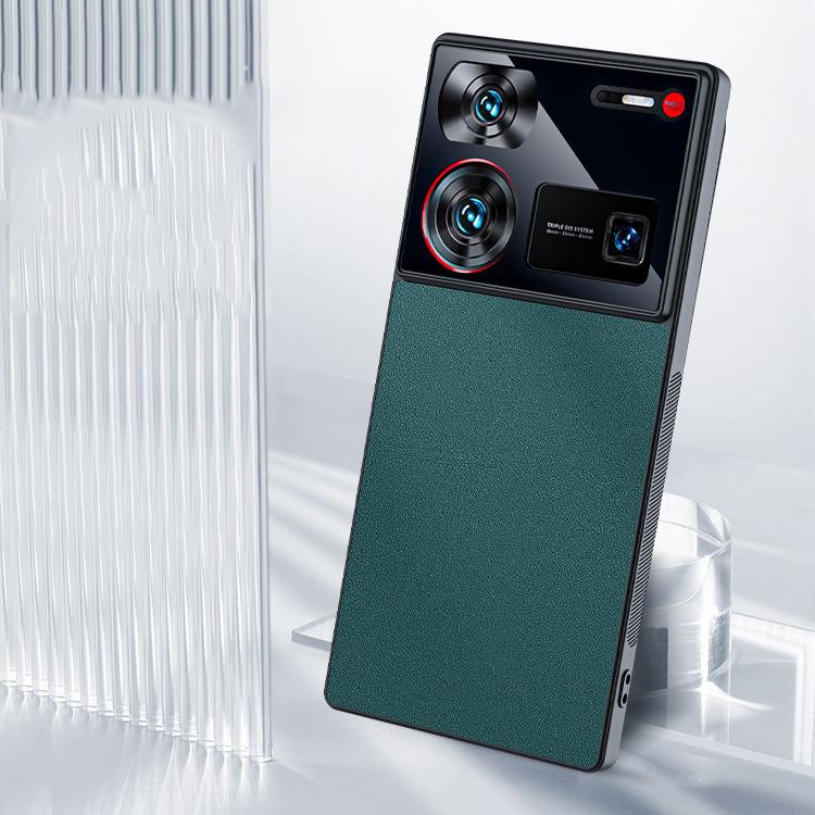 For ZTE nubia Z60 Ultra Ultra-thin Plain Skin Leather Phone Case