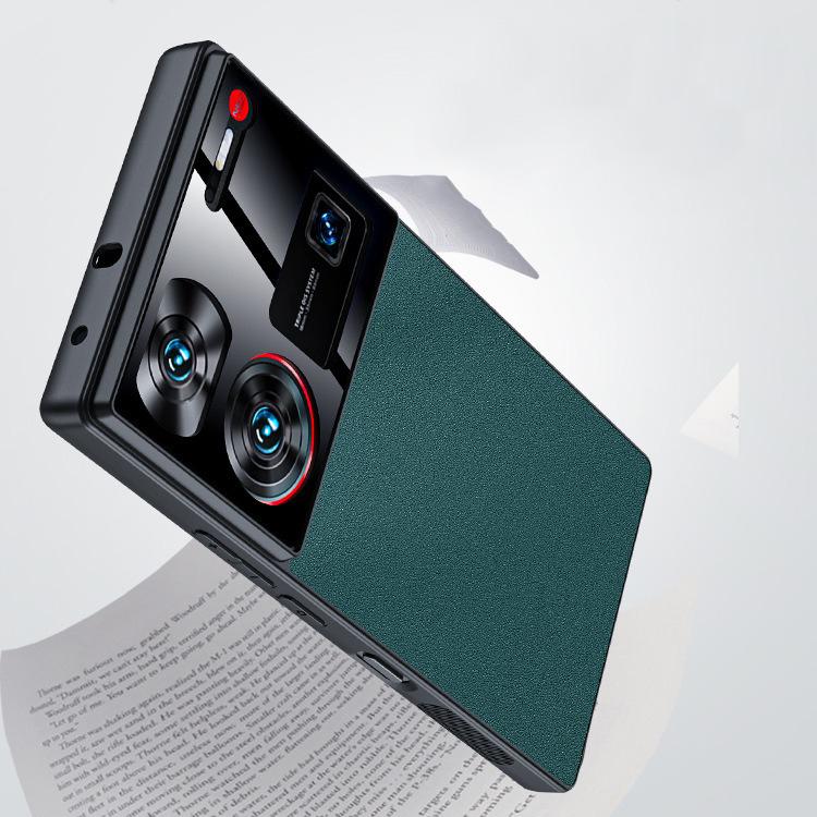 For ZTE nubia Z60 Ultra Ultra-thin Plain Skin Leather Phone Case
