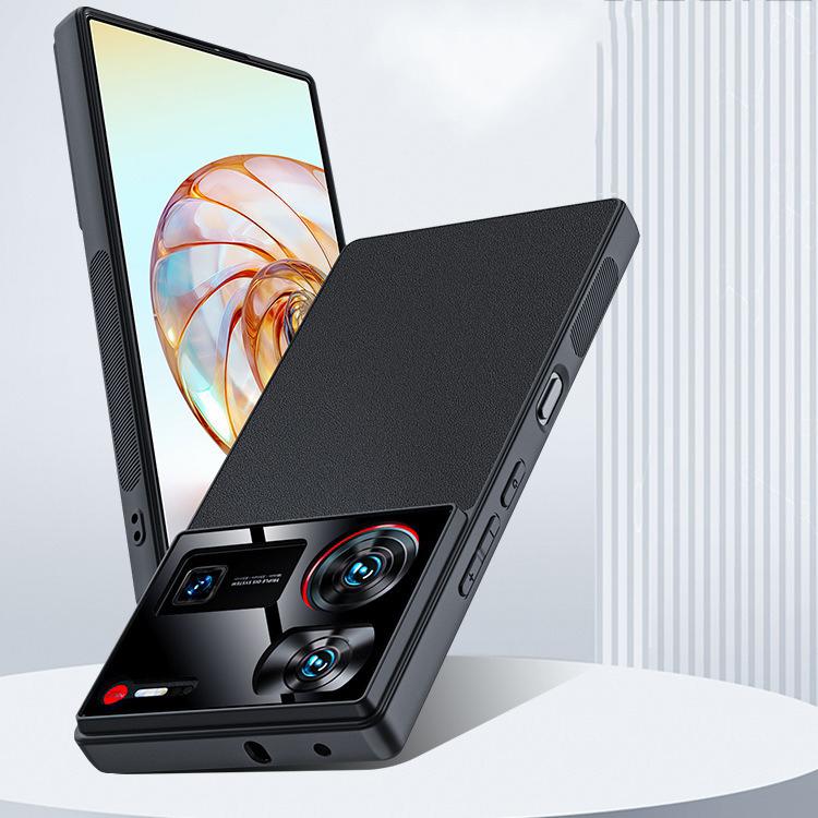 For ZTE nubia Z60 Ultra Ultra-thin Plain Skin Leather Phone Case