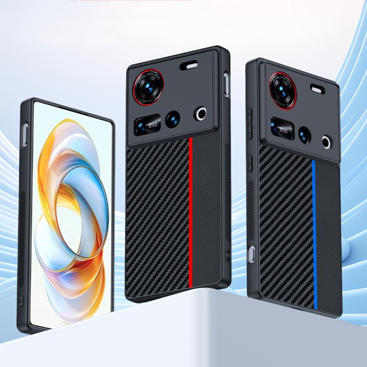For ZTE nubia Z70 Ultra Carbon Fiber Texture Printing Phone Case