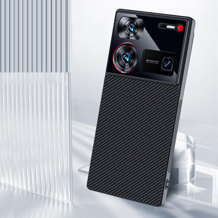 For ZTE nubia Z60 Ultra Carbon Fiber Texture Printing Phone Case