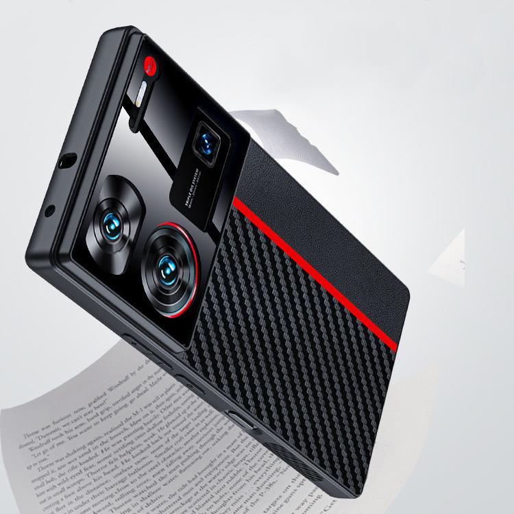 For ZTE nubia Z60 Ultra Carbon Fiber Texture Printing Phone Case