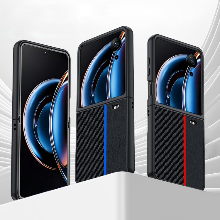 For ZTE nubia Flip3 Carbon Fiber Texture Printing Phone Case
