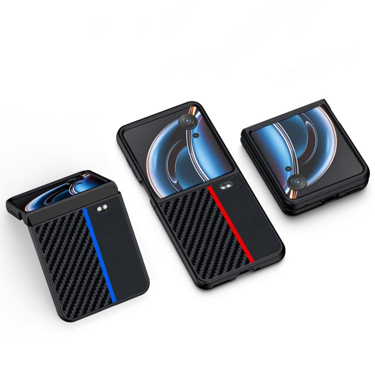 For ZTE nubia Flip3 Carbon Fiber Texture Printing Phone Case