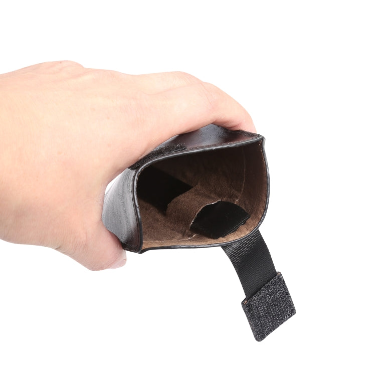 Ultra-thin Simple Drawstring  Horizontal Plate Hanging Waist Phone Waist Pack Leather Case, Suitable for 6.7-6.9 inch Smartphones