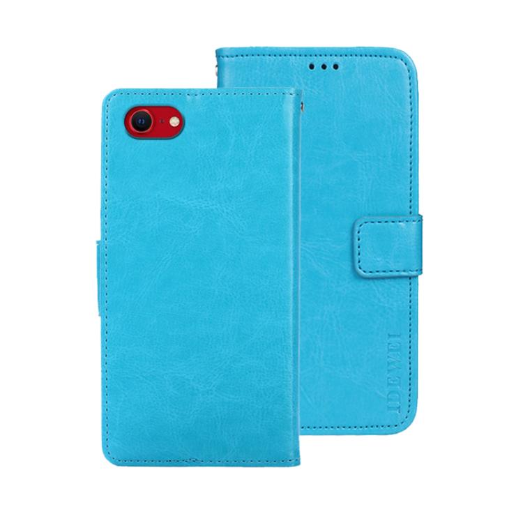For iPhone 17e / 16e idewei Crazy Horse Texture Leather Phone Case