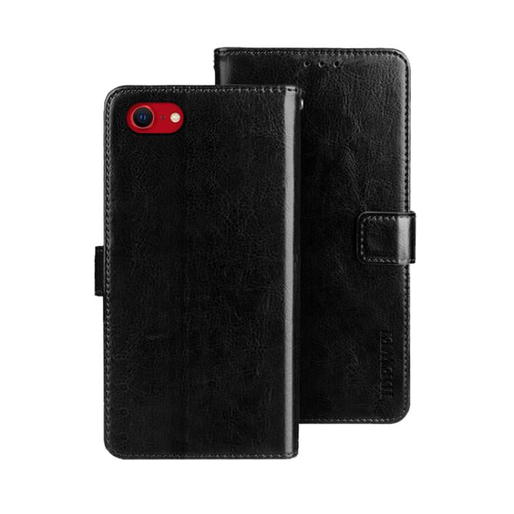 For iPhone 17e / 16e idewei Crazy Horse Texture Leather Phone Case