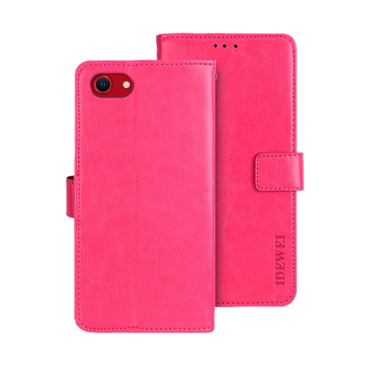 For iPhone 17e / 16e idewei Crazy Horse Texture Leather Phone Case