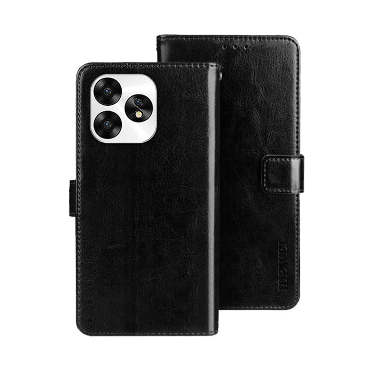For Umidigi A15 idewei Crazy Horse Texture Leather Phone Case