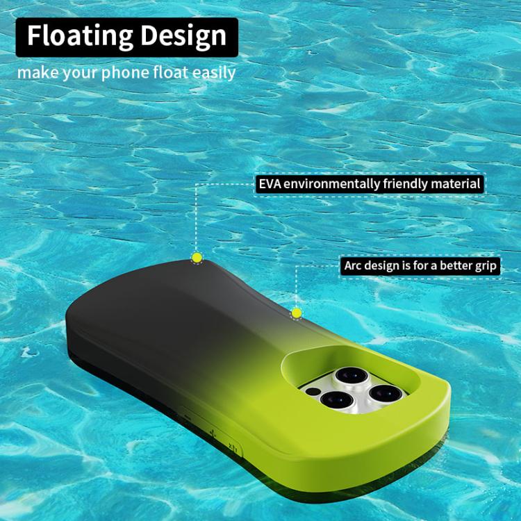 For iPhone 16 Pro YOYOISLES Ocean Series EVA Curved Phone Case